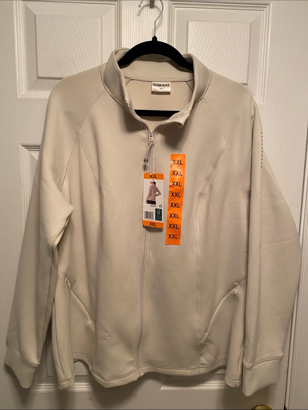 32 Degrees Heat Tan Full-Zip Jacket…size XXL